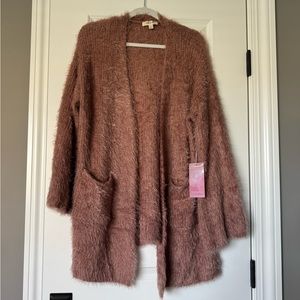 Slub Cardigan Sweater
